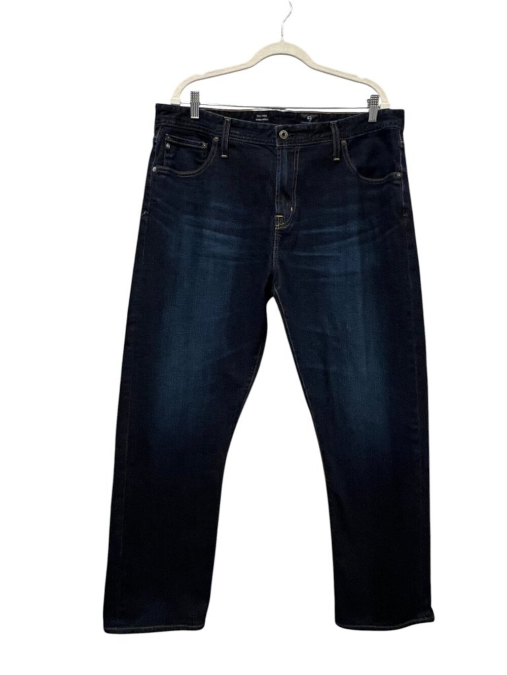 AG The Ives Modern Athletic Straight Leg Jeans, Dark Blue, 38